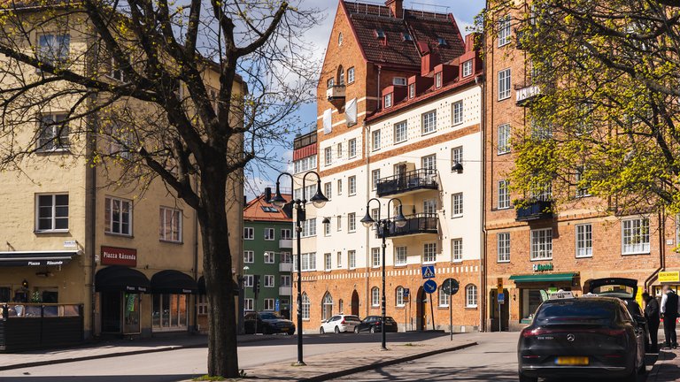 Råsunda. En gata i stadsdelen Råsunda, i Stockholms grannkommun Solna.