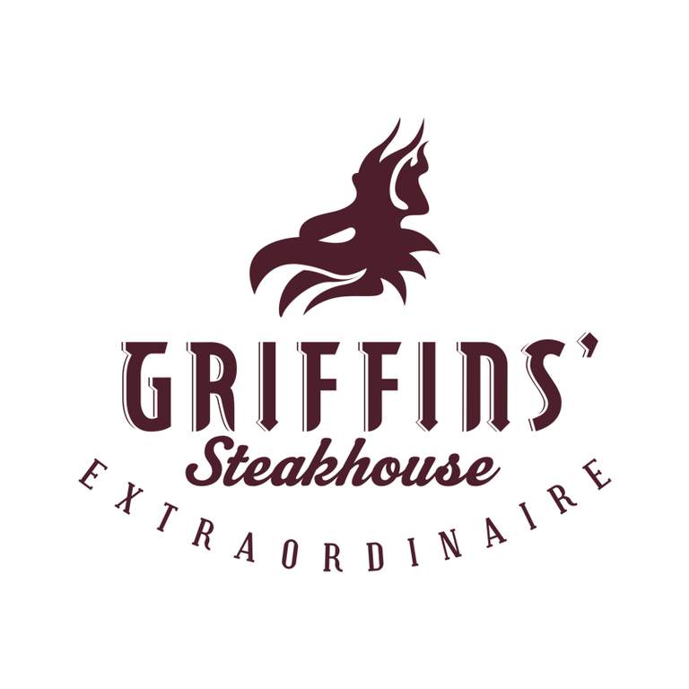 Griffins’ Steakhouses logotyp.