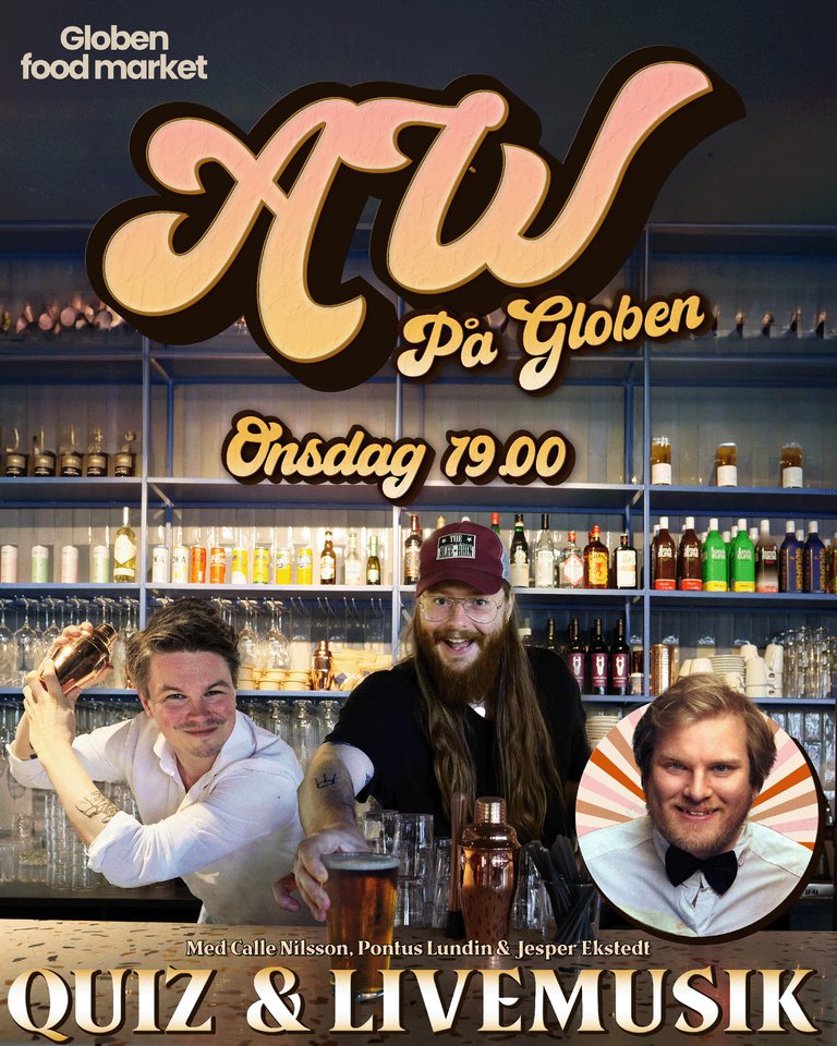 Två bartendrar bakom bardisken.