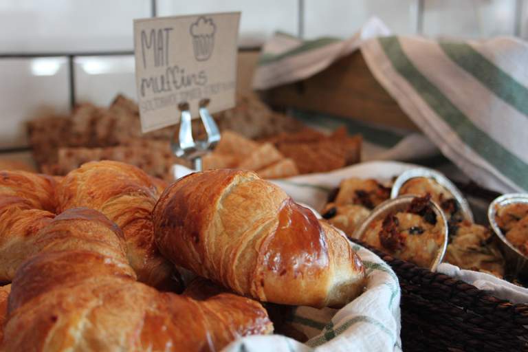 Croissanter och andra bakverk.