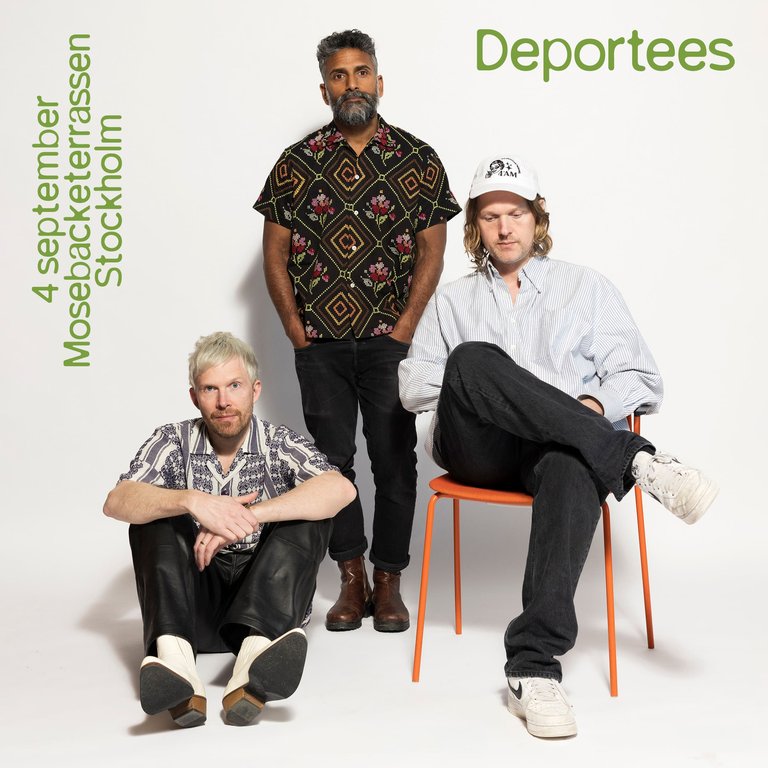 Pressbild av bandet The Deportees.