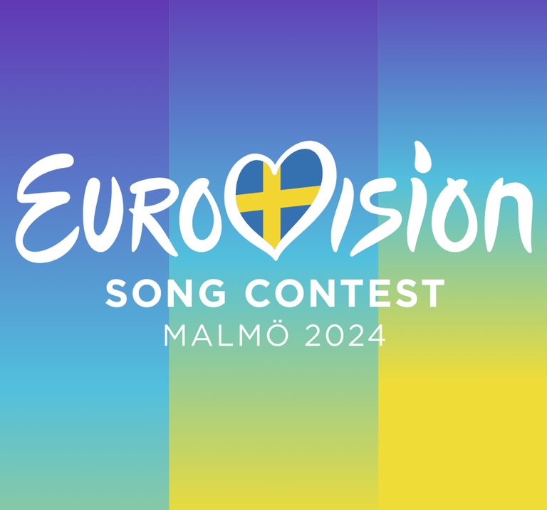 Texten Eurovision Malmö på en flerfärgad bakgrund