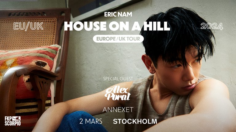 Bild på Eric Nam. Information om evenemanget.
