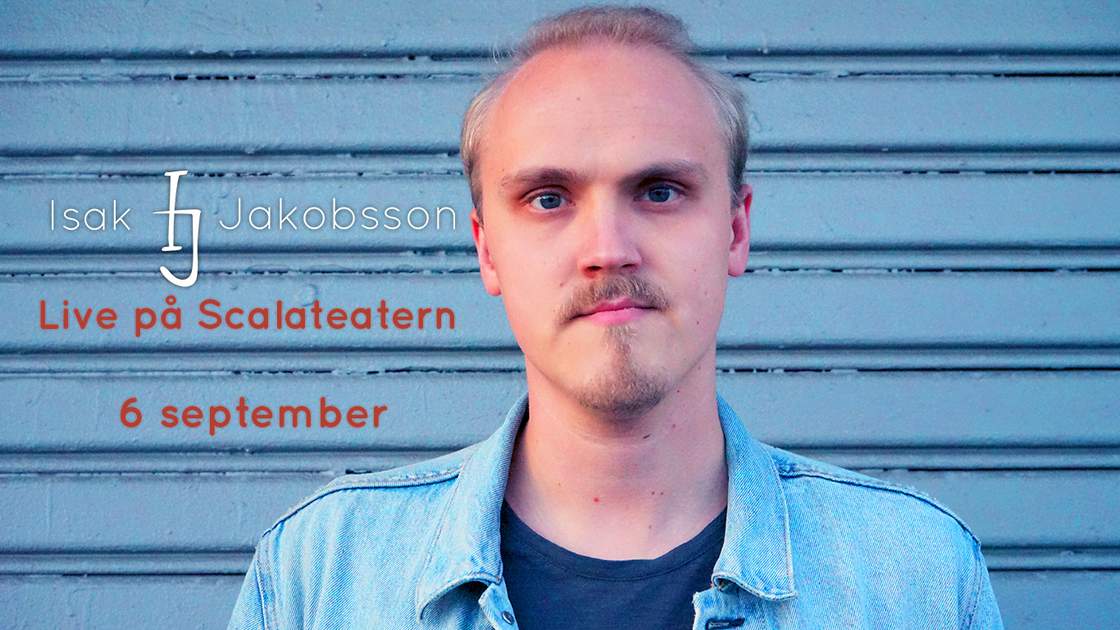 Isak Jakobsson på Scalateatern Visit Stockholm