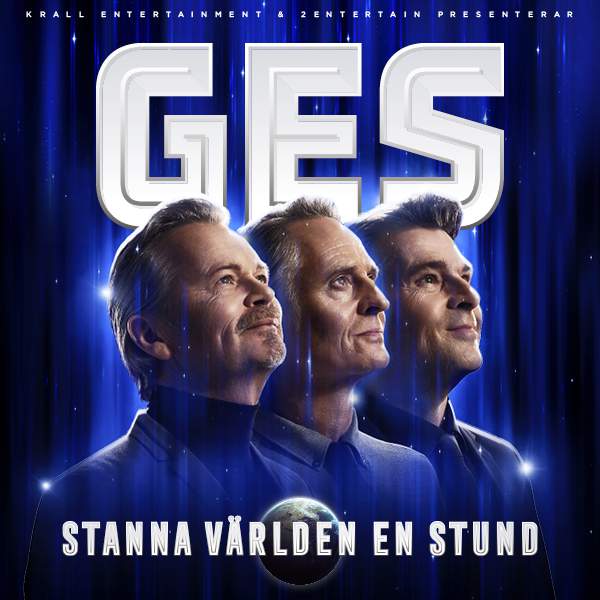 Affisch med GES och information om konserten.