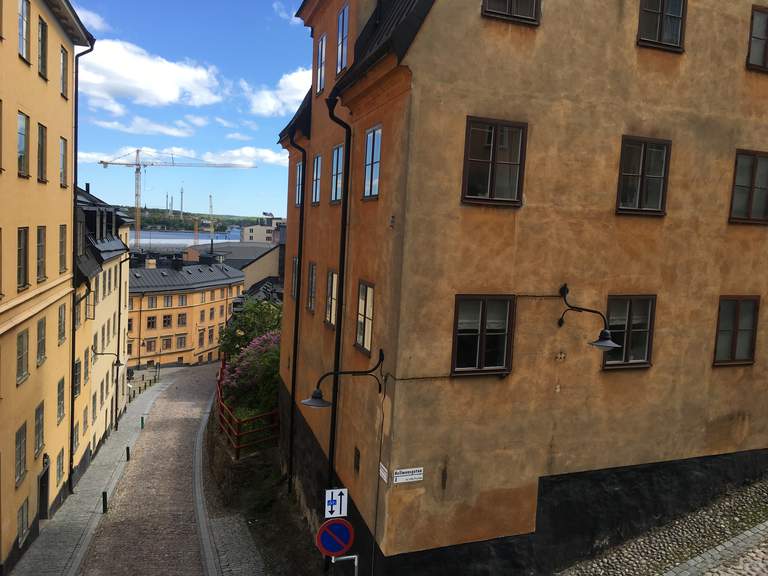 En gatuvy från ovan.