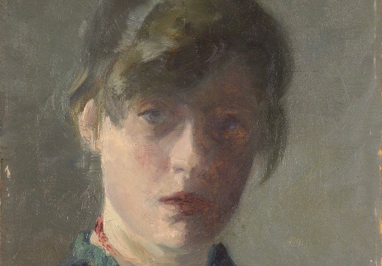 Marie Krøyers självporträtt