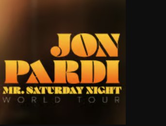 Texten "Jon Pardi Mr Saturday Night World tour"