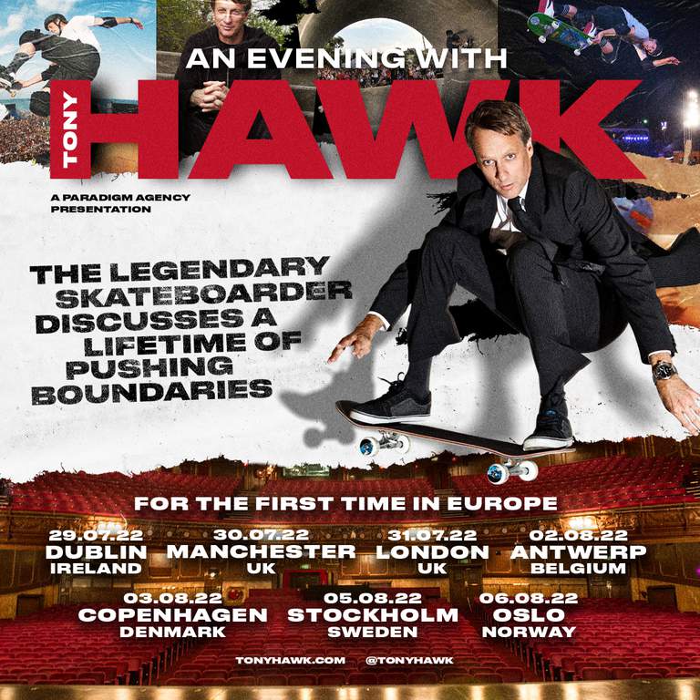 AN EVENING WITH TONY HAWK FILADELFIA CONVENTION CENTER Visit Stockholm