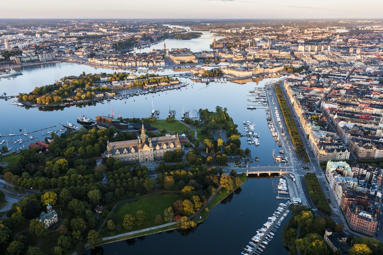The Nordic museum from above