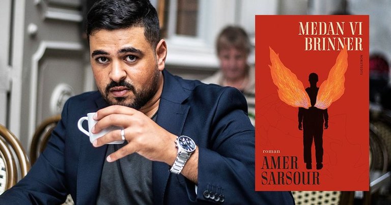 Amer Sarsour visits Tensta bibliotek