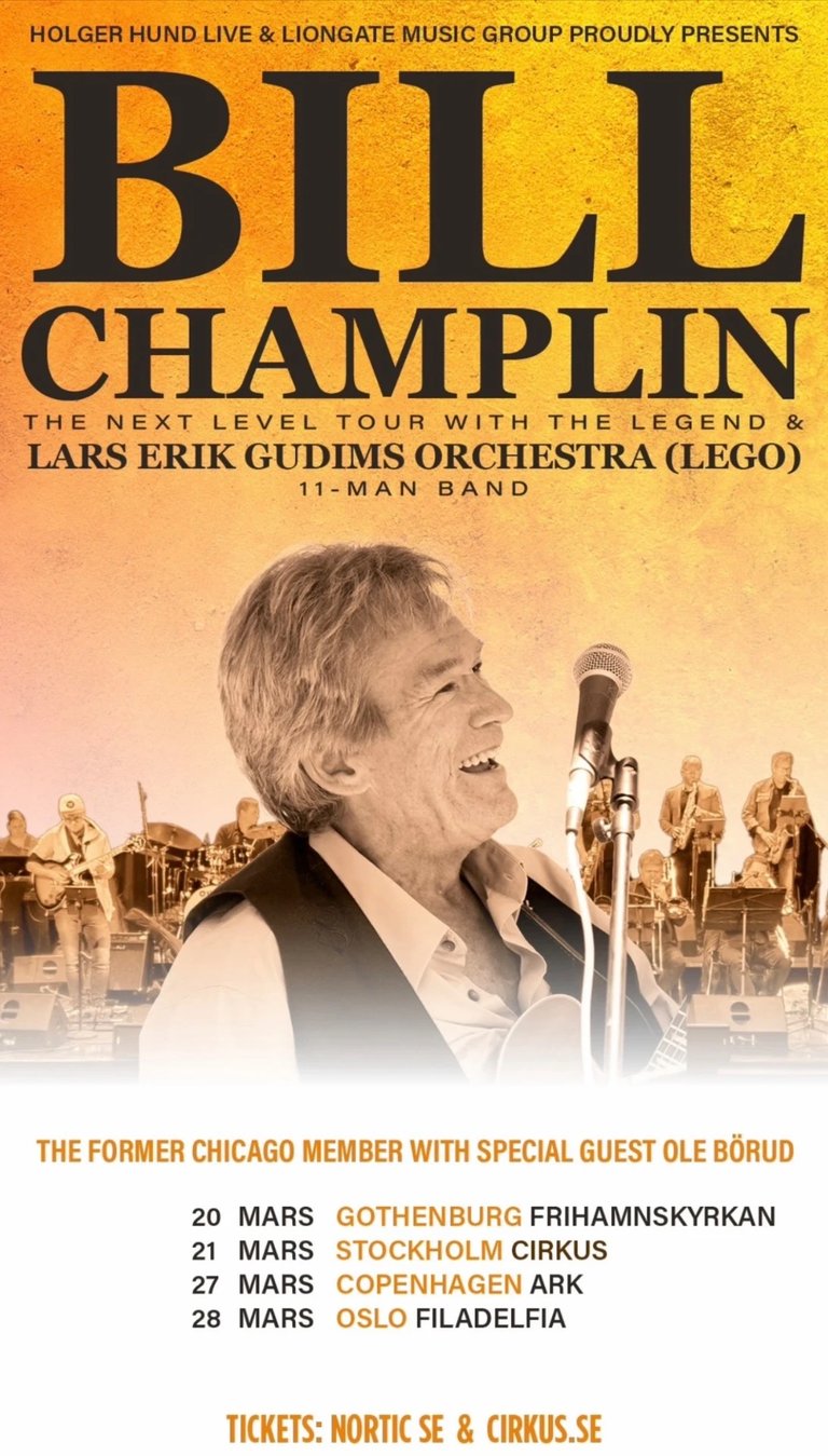 Bill Champlin – The Next Level Tour with the Legend