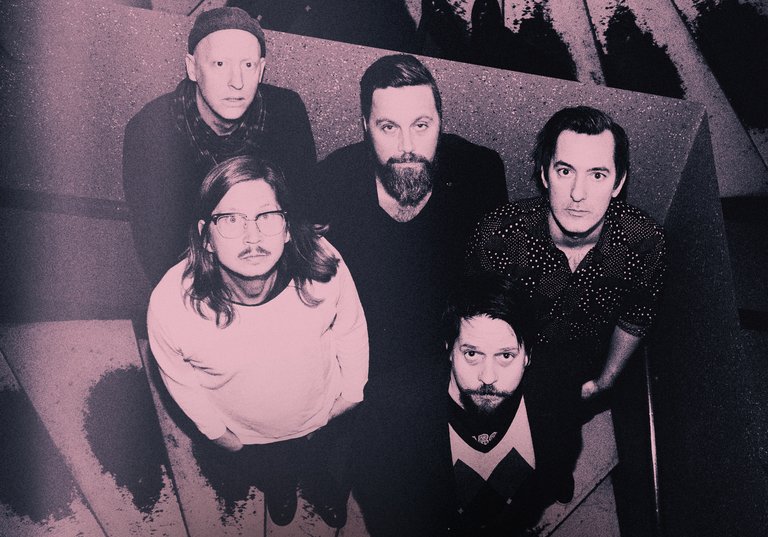 De fem medlemmarna i Björns Vänner.