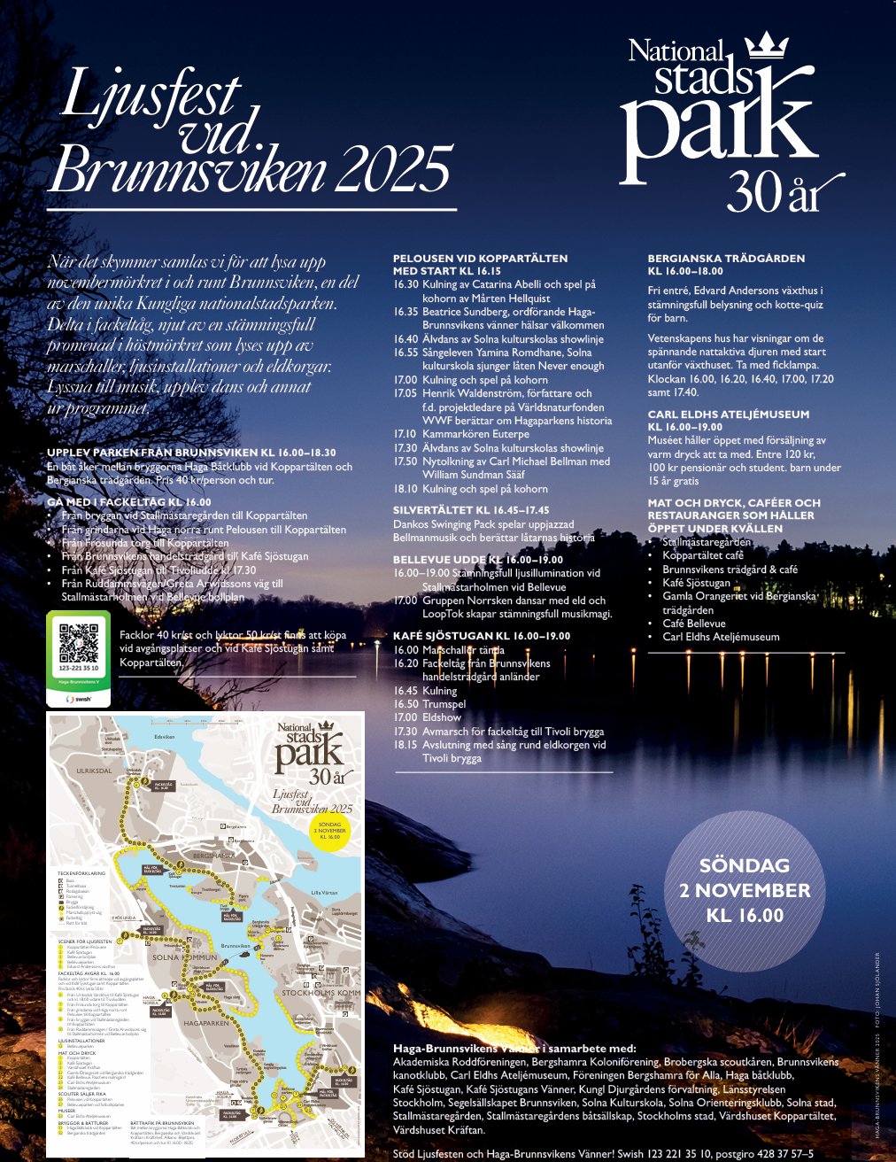 Ljusfest - Brunnsviken