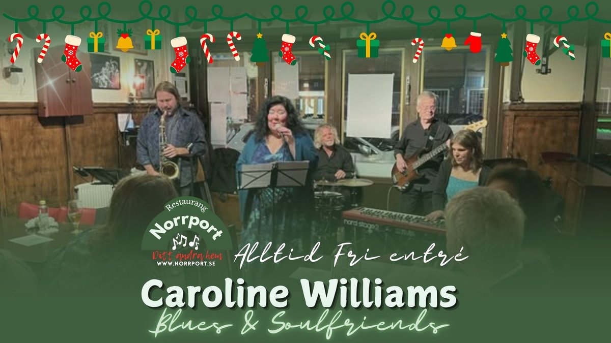 Bild till evenamnget Caroline Williams Blues & Soulfriends @ Norrport