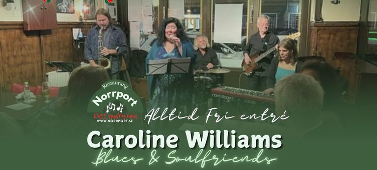 Caroline Williams Blues & Soulfriends @ Norrport