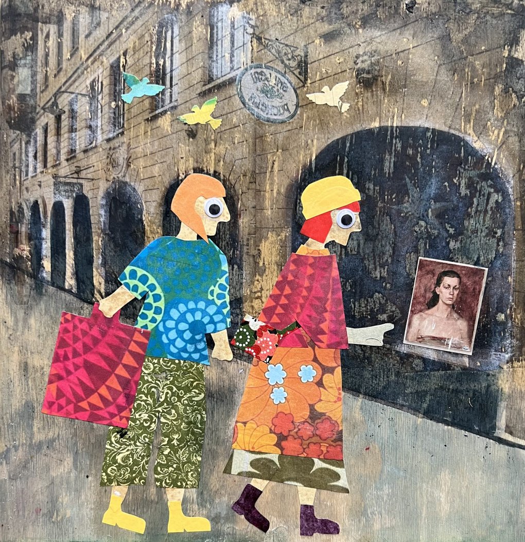 Cecilia Kusoffsky – STOCKHOLM BLUES Paintings and collage 25/10-6/11