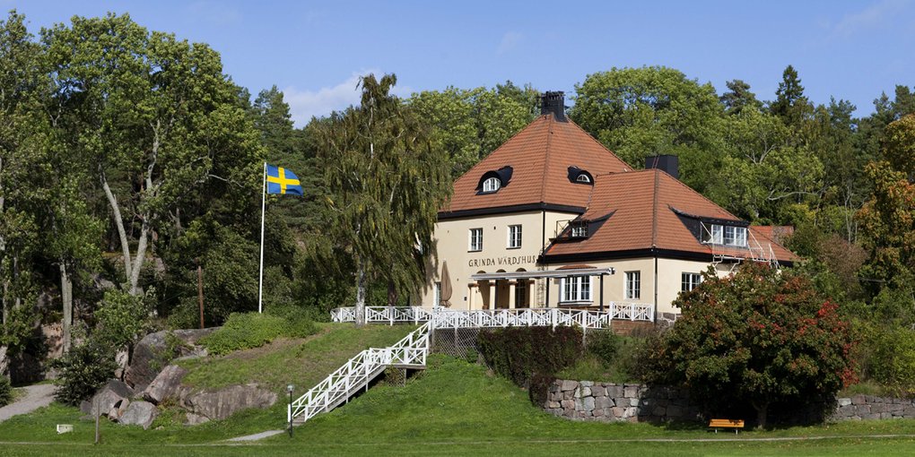 Grinda Wärdshus på Grinda, en ö i Stockholms skärgård.