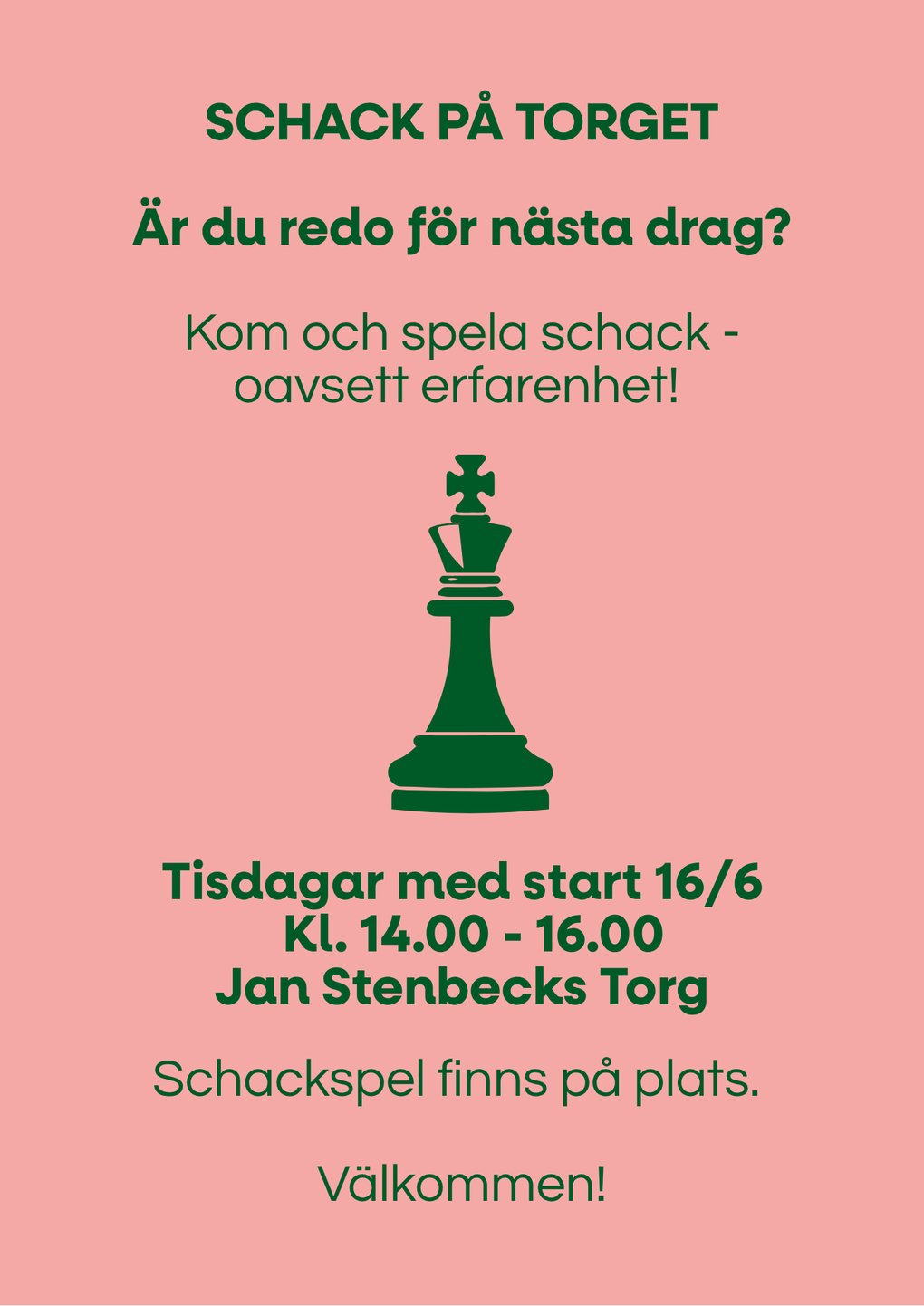 Chess at Jan Stenbeck Square