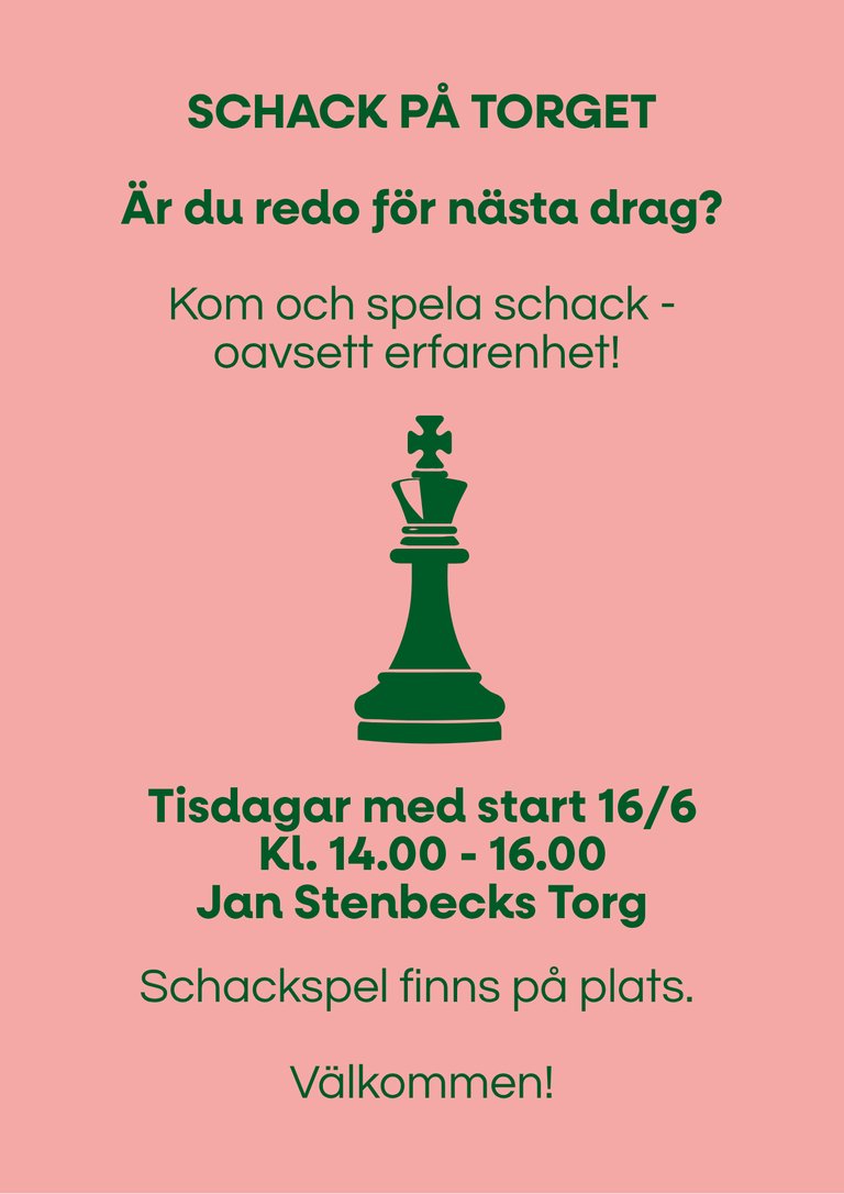 Chess at Jan Stenbeck Square