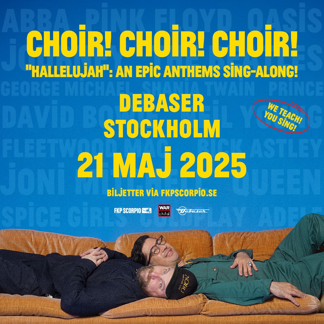 Bild till evenamnget CHOIR! CHOIR! CHOIR!