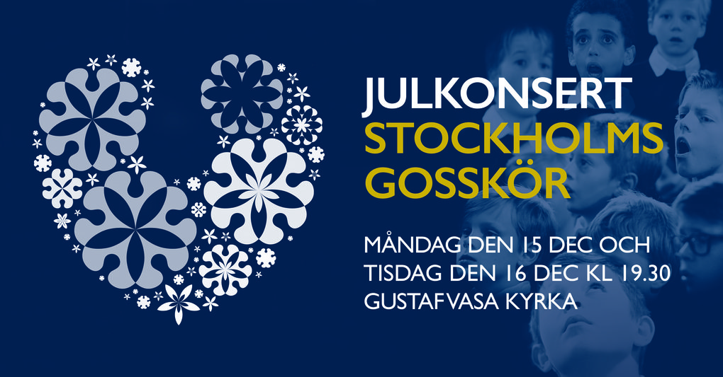 Christmas Concert: Stockholm Boys' Choir, in Gustaf Vasa Church