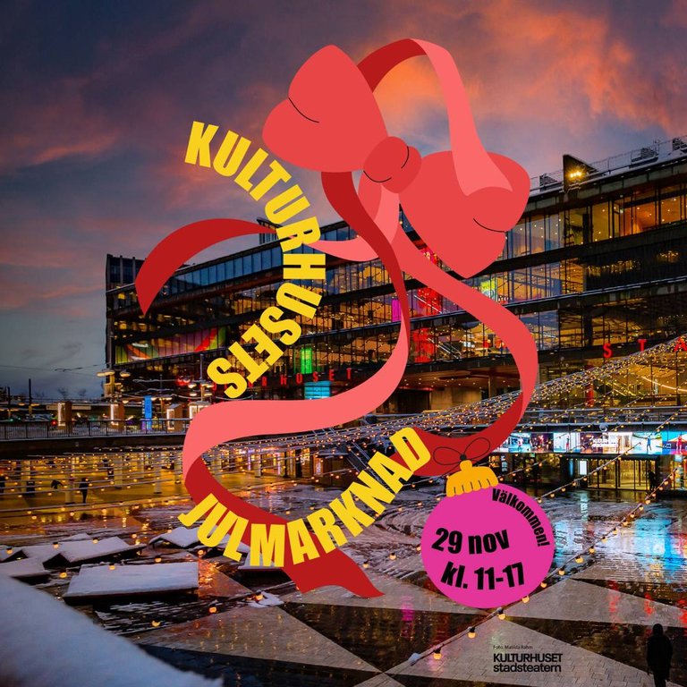 Christmas market at Kulturhuset Stadsteatern