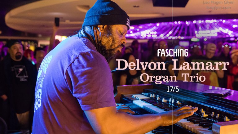 Delvon Lamarr Organ Trio: Danceable soul with strong jazz influences.