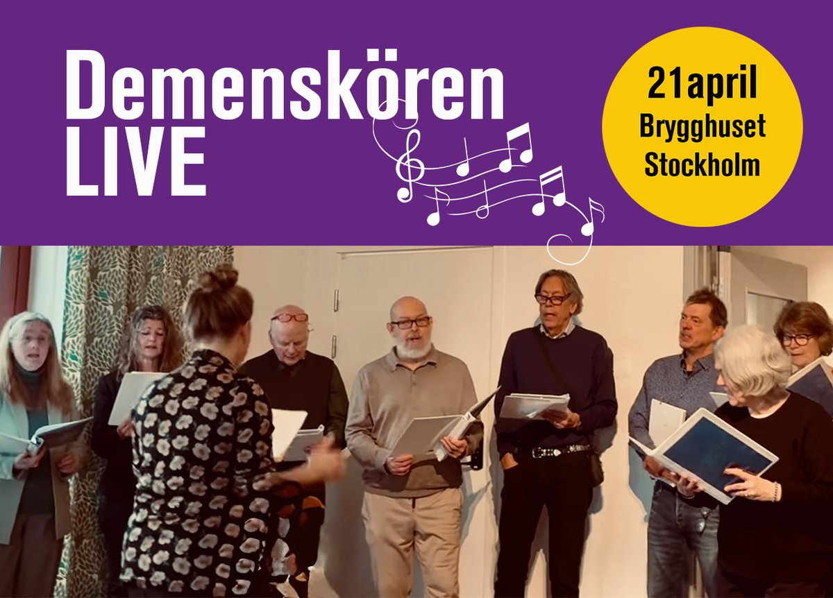 Bild till evenamnget Demenskören LIVE
