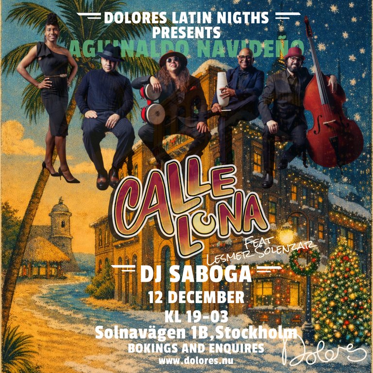 Dolores Latin Night with Calle Luna live
