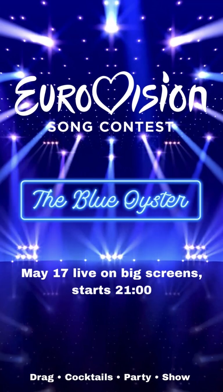 Eurovision finals live at The Blue Oyster Stockholm