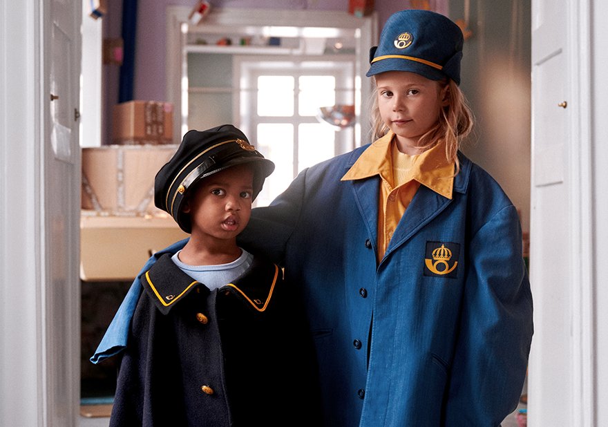 Familjevisning på Postmuseum