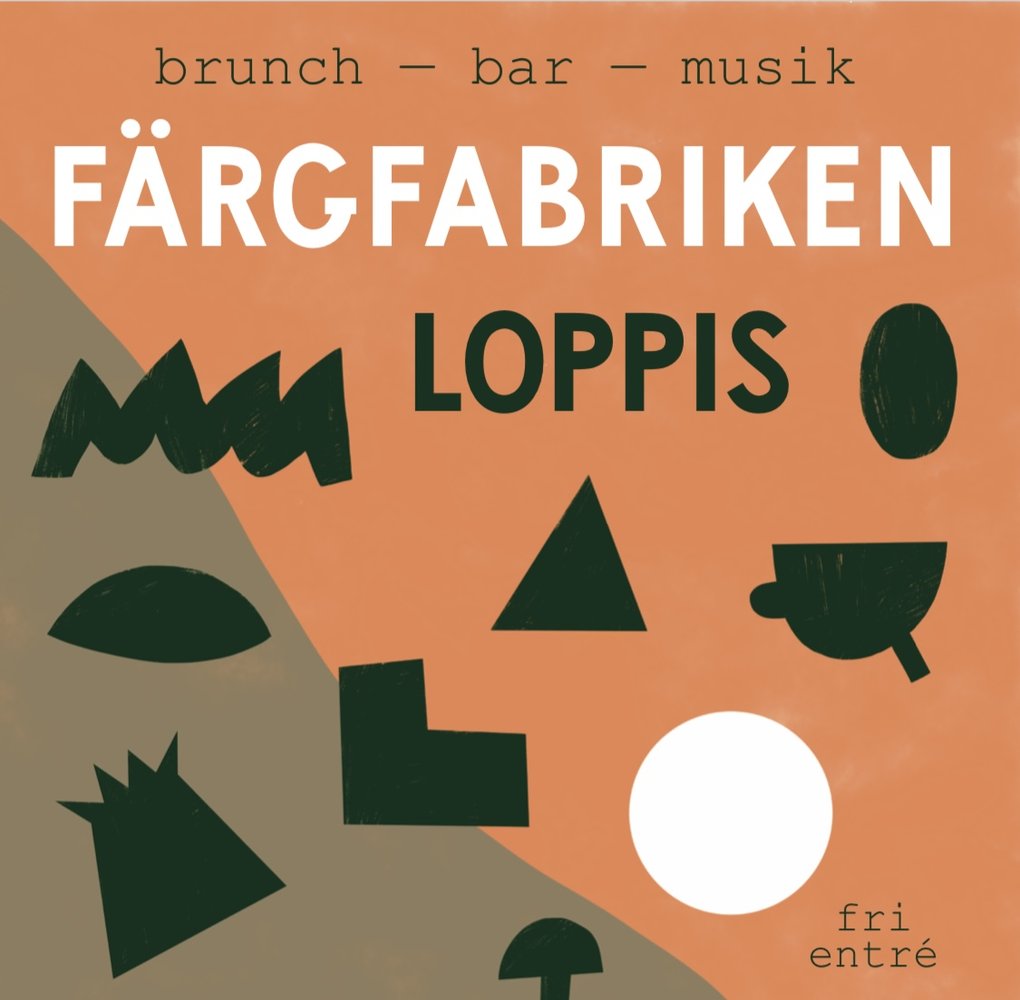 flea market at Färgfabriken Kafé