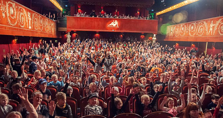 Filmfestivaler i Stockholm. En ung publik på Stockholm Filmfestival Junior på biograf Skandia.