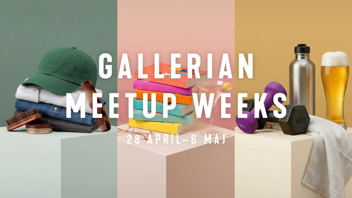 Bild till evenamnget Gallerian Meetup Weeks