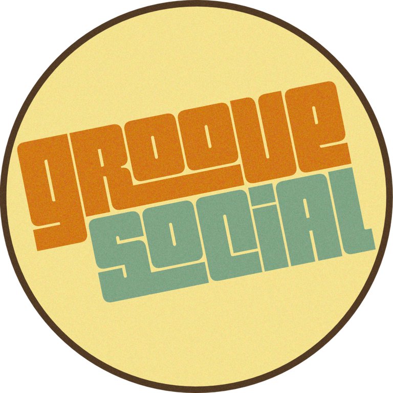Text Groove Social i en cirkel