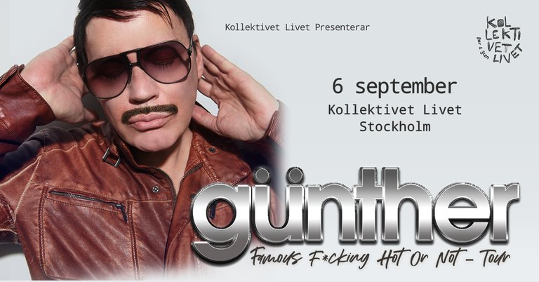 Günther live at Kollektivet Livet in Stockholm