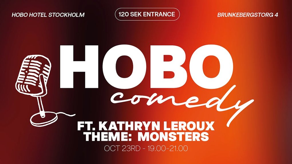 Eventbild HOBO COMEDY THEME NIGHTS - MONSTERS