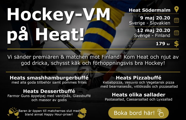 Hockey World Cup at Heat Södermalm!