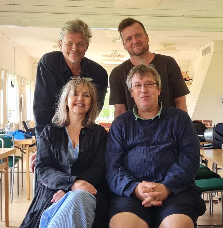 Floda, Andreas, Pia, Magnus. Igelkotten på Lovön 2022