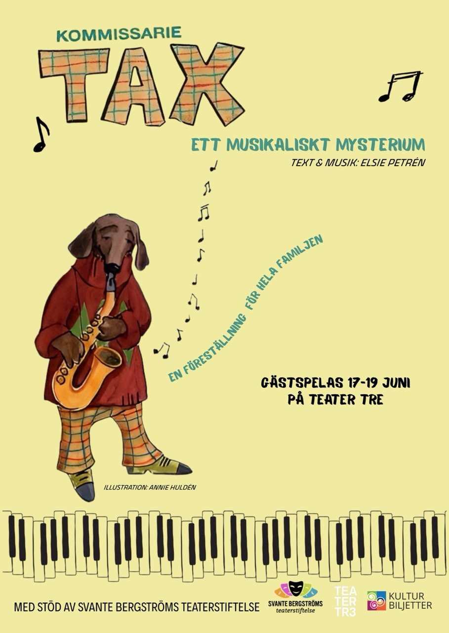 Bild till evenamnget Kommissarie Tax - Ett musikaliskt mysterium