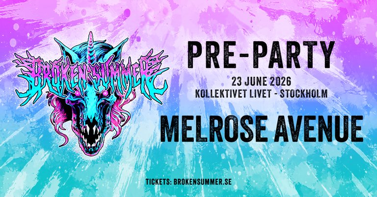 Melrose Avenue | Broken Summer Pre-Party