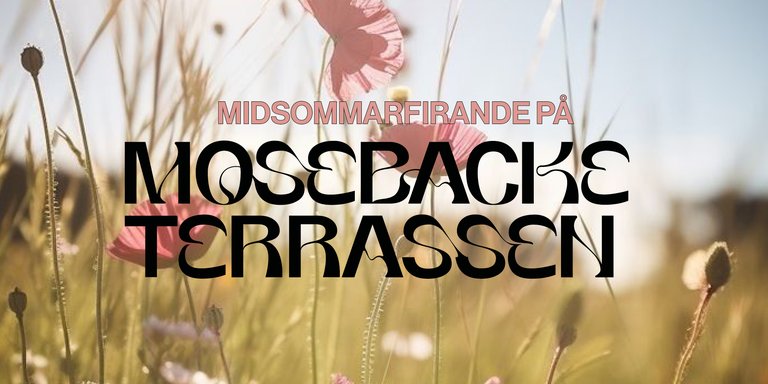 Midsummer at Mosebacketerrassen