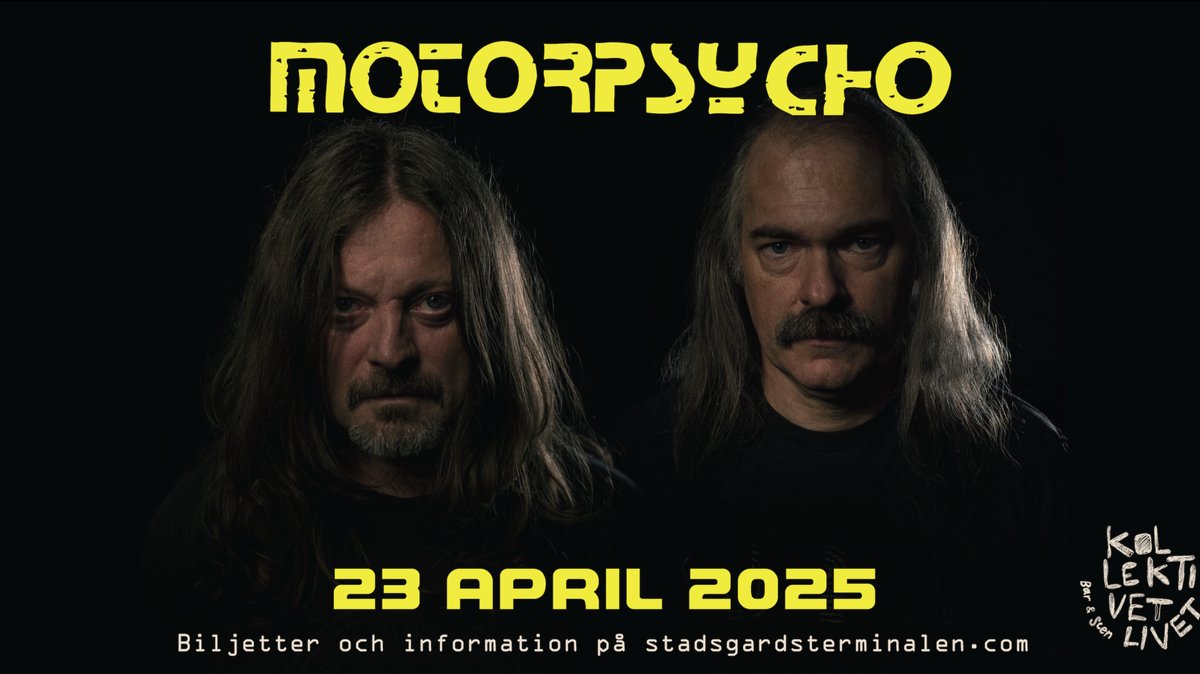 Bild till evenamnget Motorpsycho | The Comeback Tour | STHLM