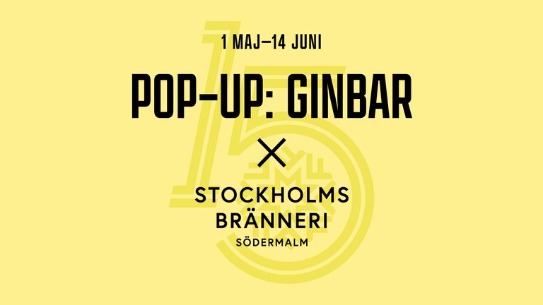 Pop-up Ginbar: Fotografiska x Stockholms Bränneri
