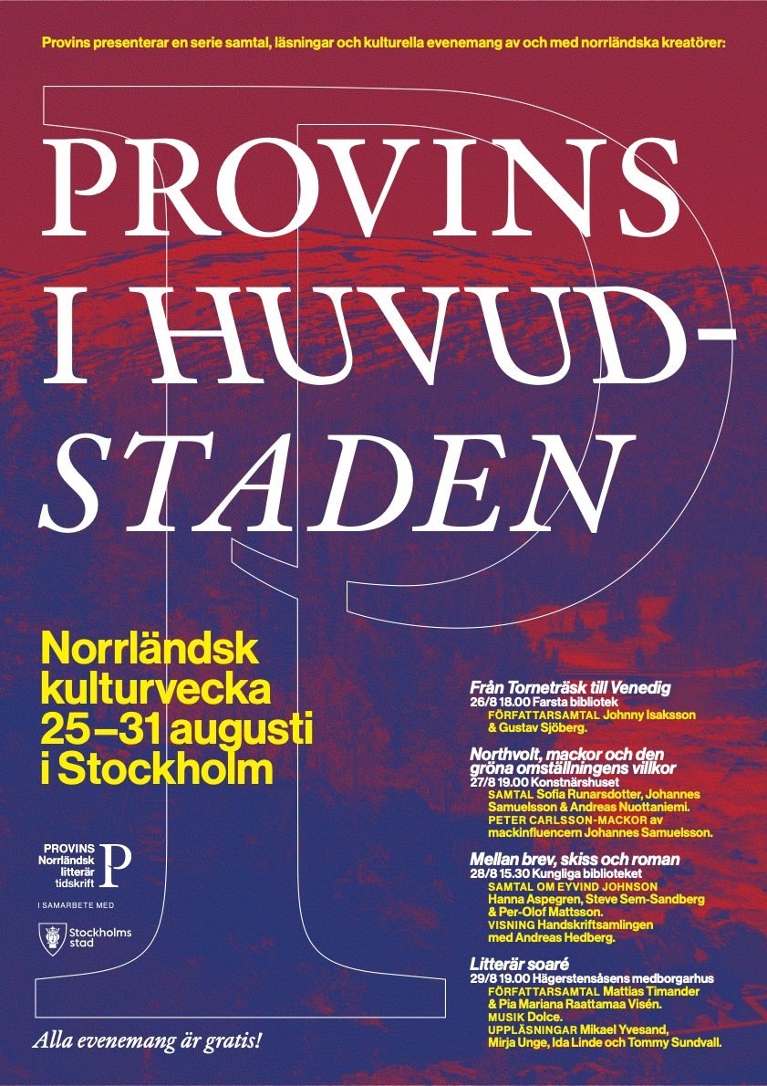 PROVINS PRESENTS: NORRLAND CULTURE WEEK