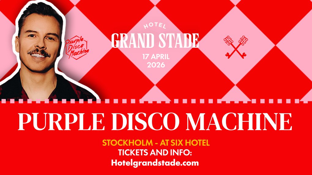 Purple Disco Machine checks in at Hotel Grand Stade