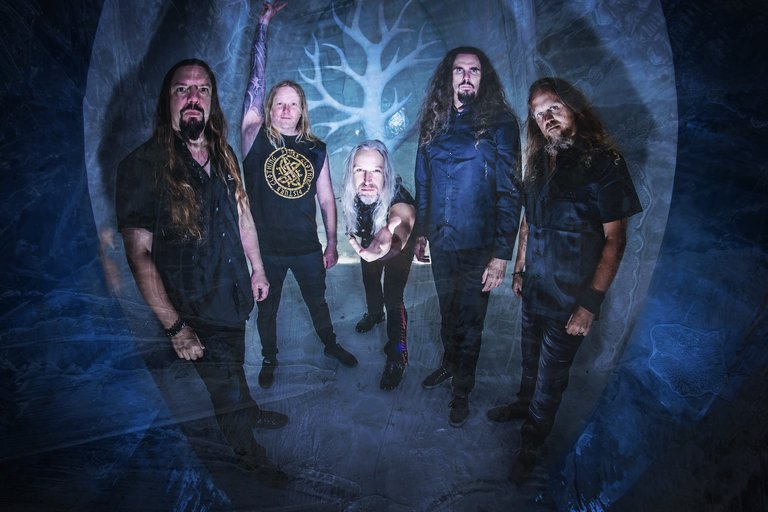 De fem medlemmarna i Sonata Arctica.