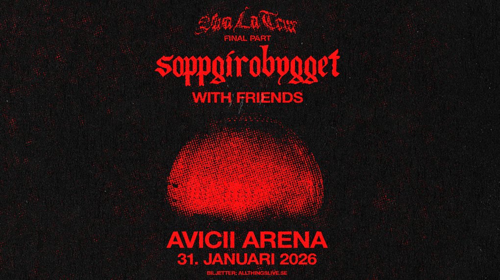 Soppgirobygget Avicii Arena 2026 Poster