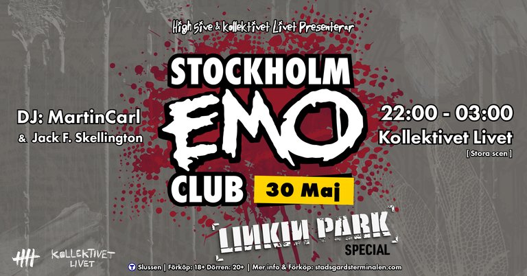 Stockholm EMO Club - Linkin Park Special
